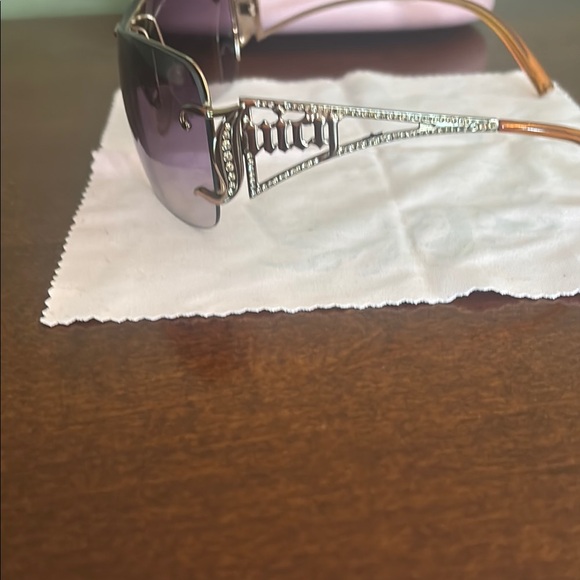 Vintage Y2K Juicy Couture Pink Frameless Sunglasses - Picture 4 of 16